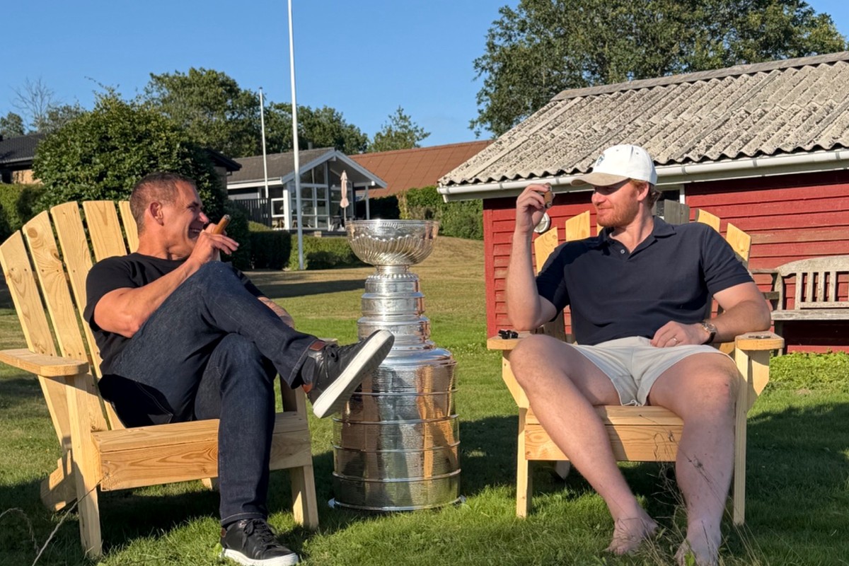 Frederik Andersen with Scot Prohaska – NHL Stanley Cup Champion